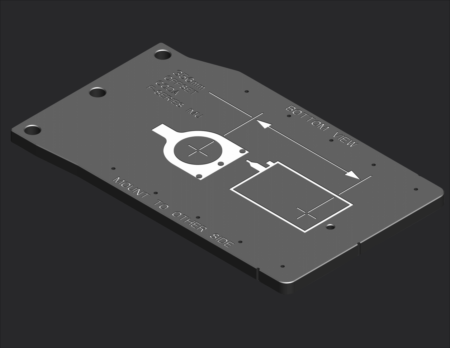 CODA F-SERIES MOUNT PLATE