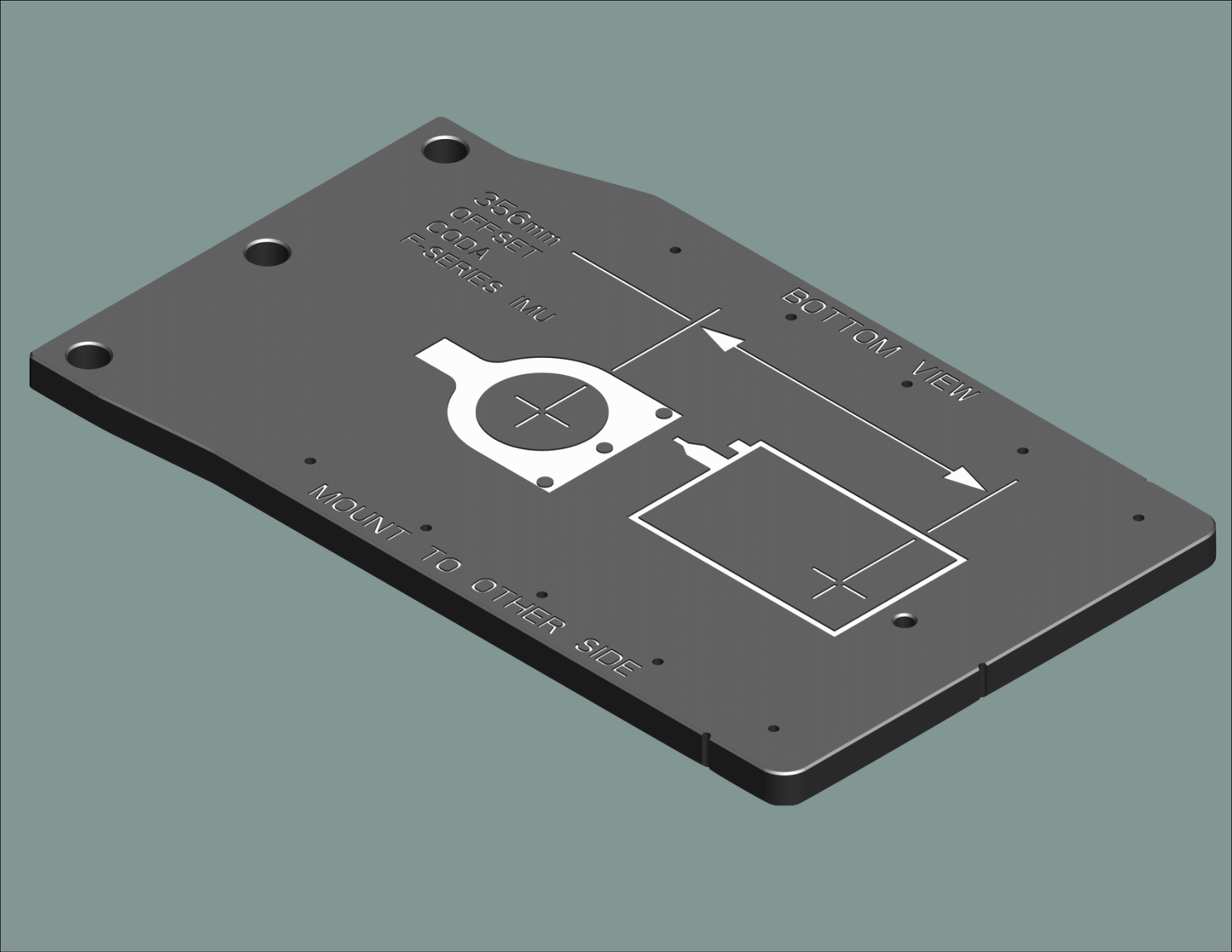 CODA F-SERIES MOUNT PLATE