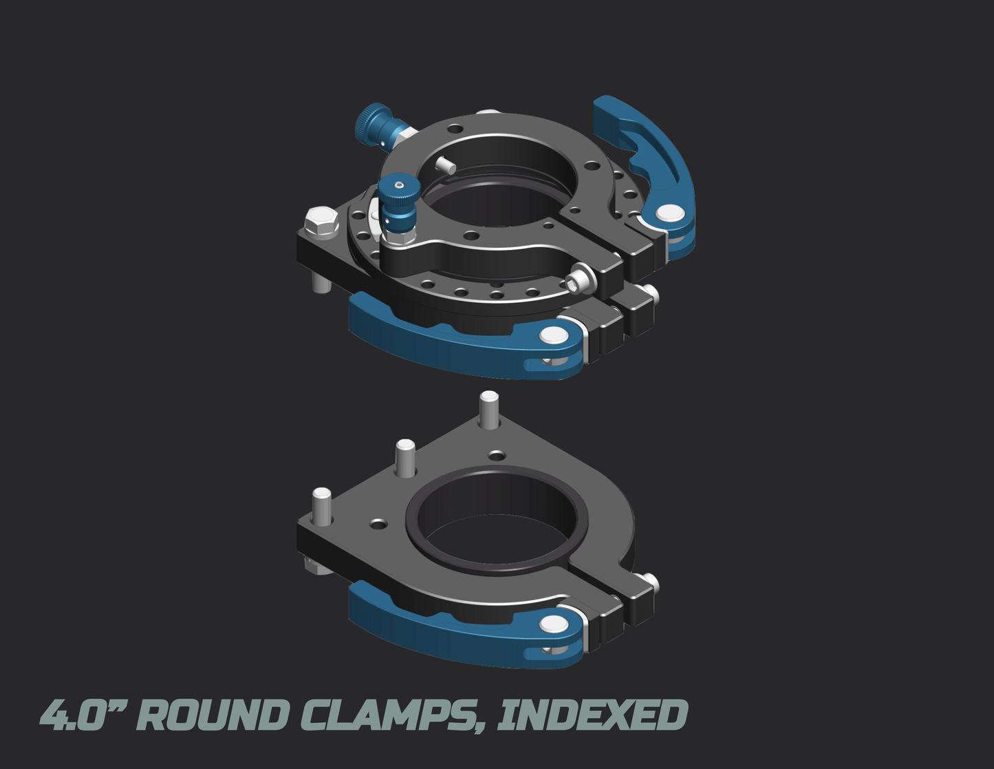 ROUND Z-POLE CLAMPS