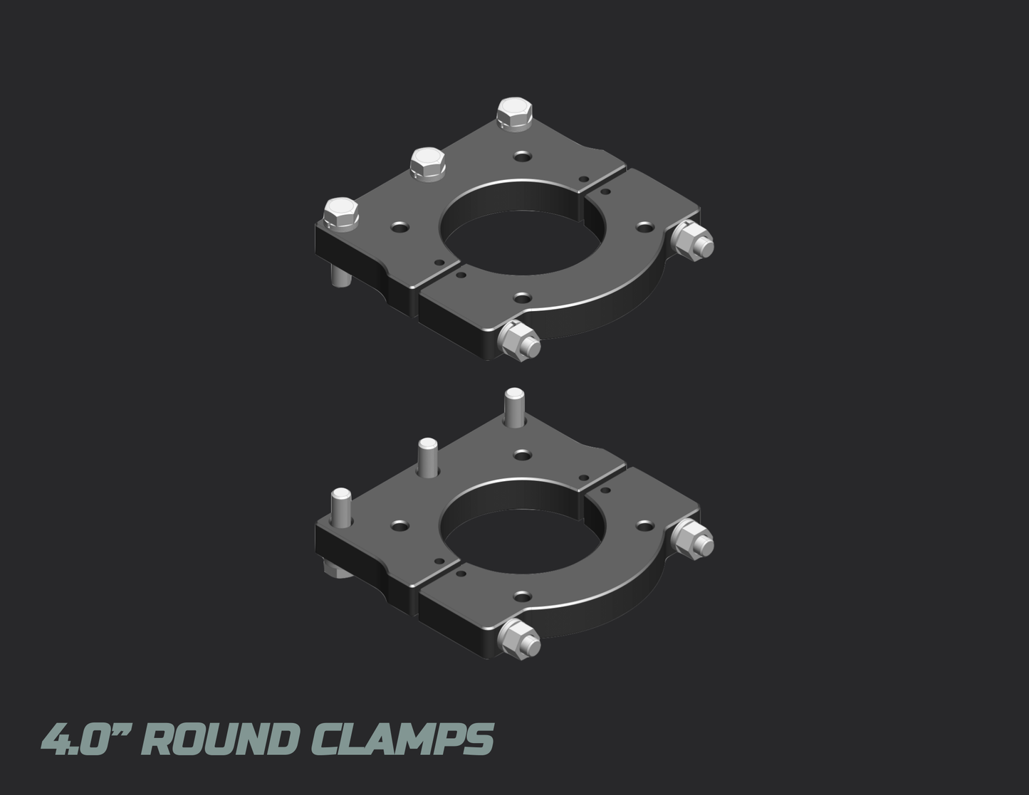 ROUND Z-POLE CLAMPS