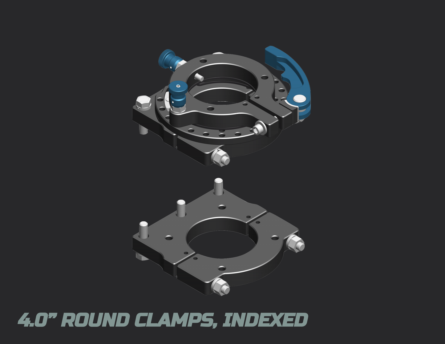 ROUND Z-POLE CLAMPS