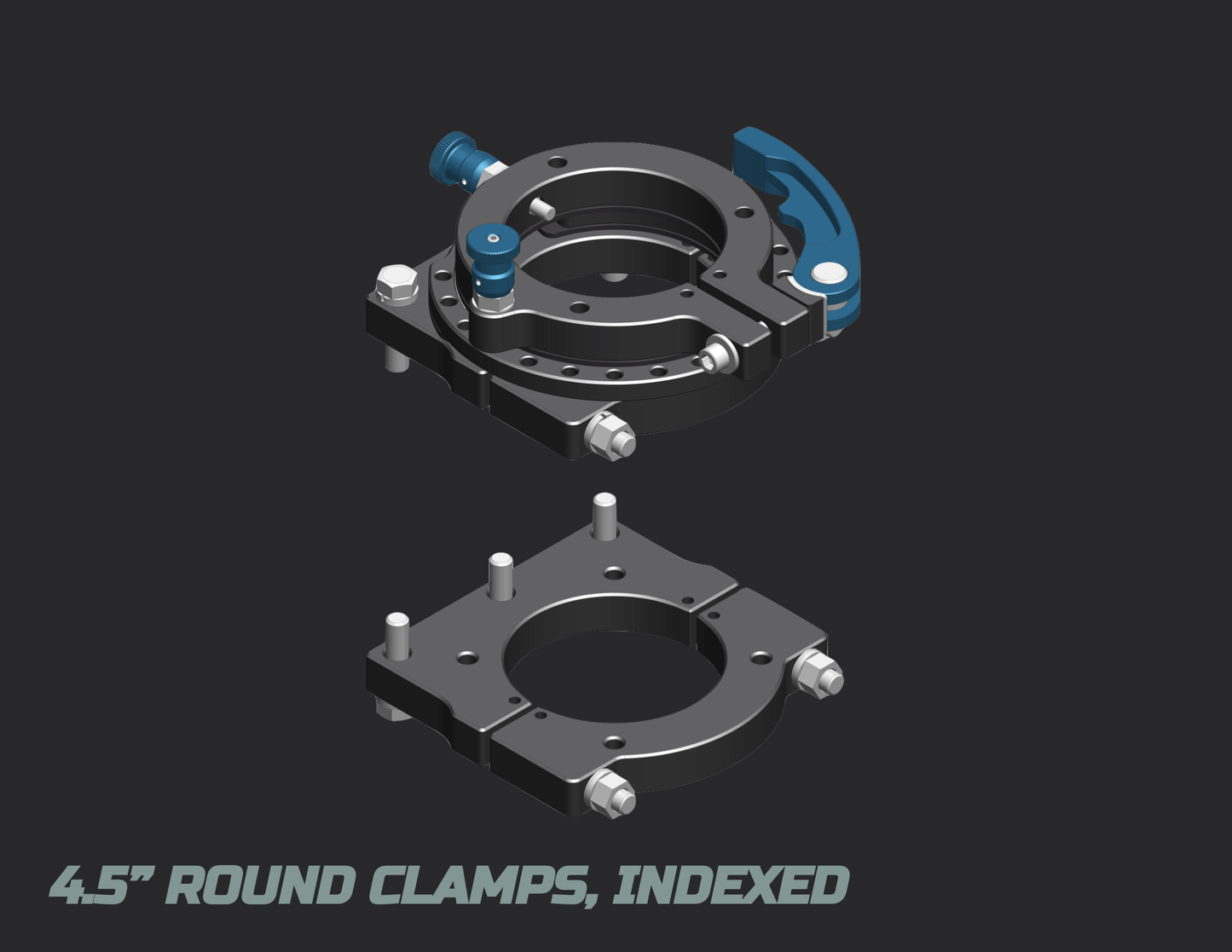 ROUND Z-POLE CLAMPS