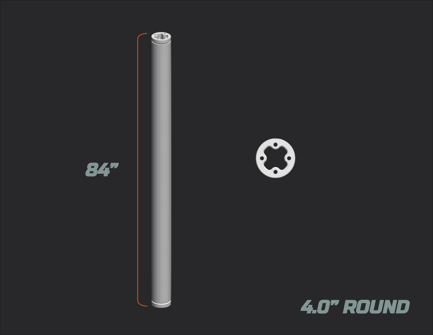 ROUND Z-POLE